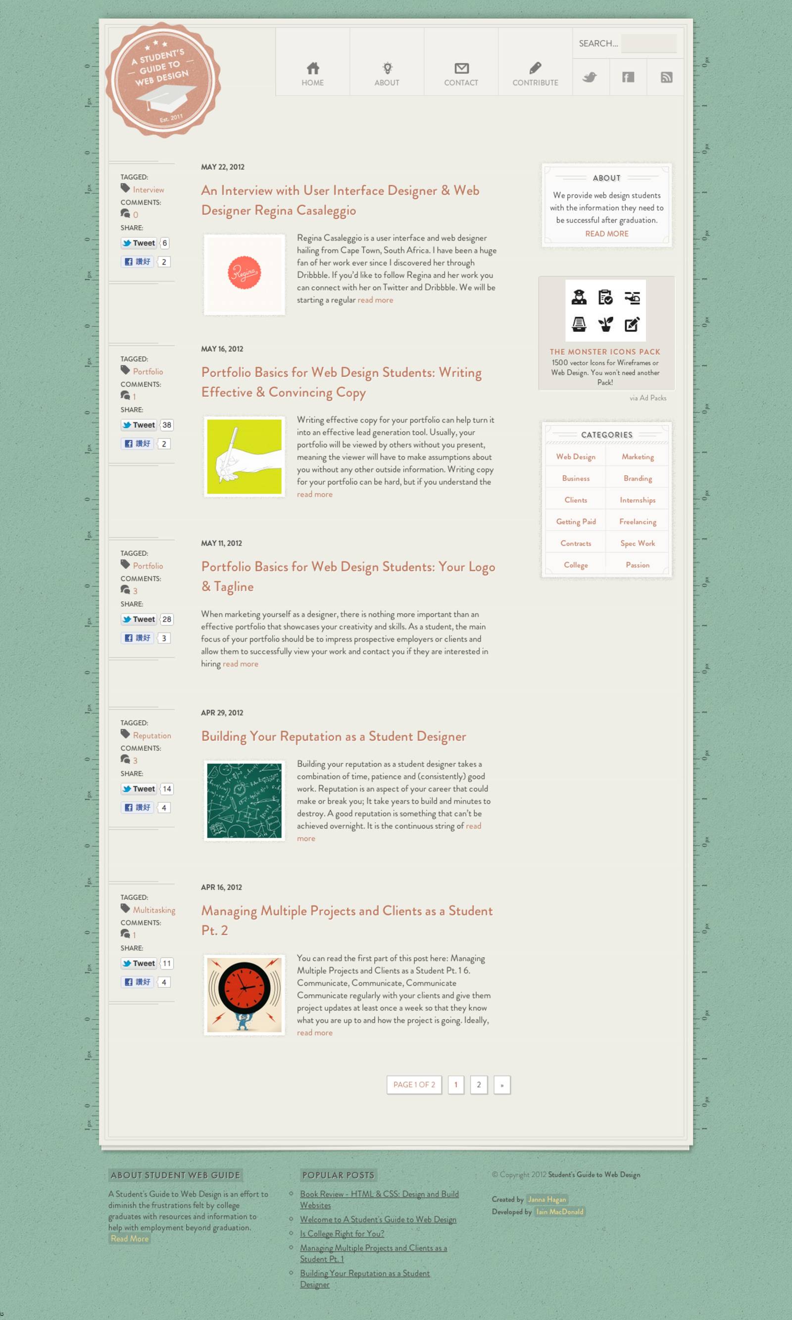 A Student's Guide to Web Design
